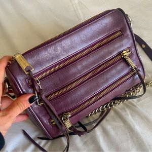 Rebecca Minkoff Leather Purple Crossbody Bag
